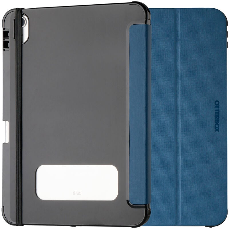 OtterBox React Folio Case for iPad 10th Gen - Blue- No Retail Packaging