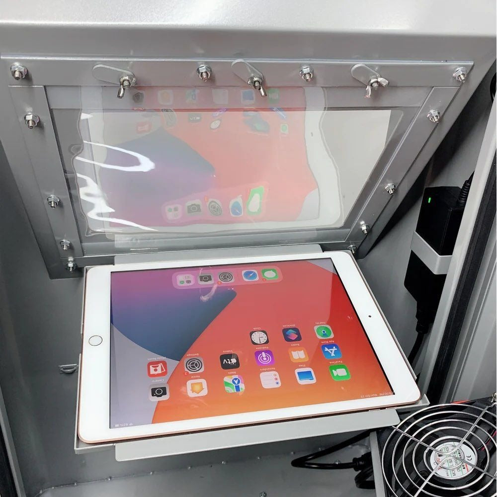 Caseoz® Collection WeatherMate Outdoor Waterproof iPad Kiosk Floor Stand