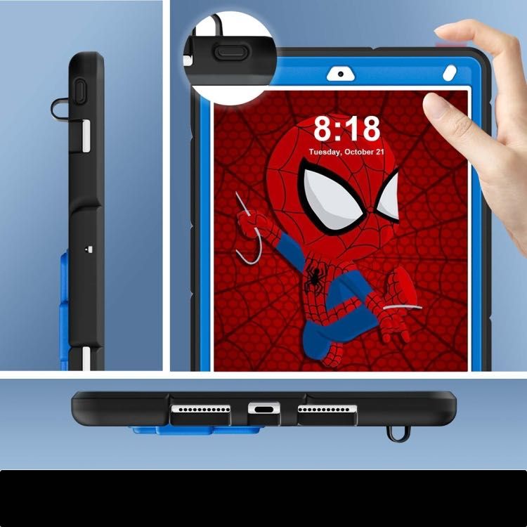 V-Series KidK Spider Protective Rugged Case for iPad 10.2" 7th-9th Gen