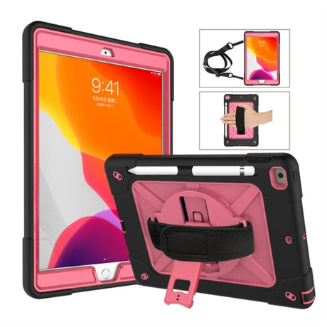 V-Series V2 Rugged 360 Rotation Hand Strap & Shoulder Strap Protective Case for iPad 10.2" 7th-9th Gen